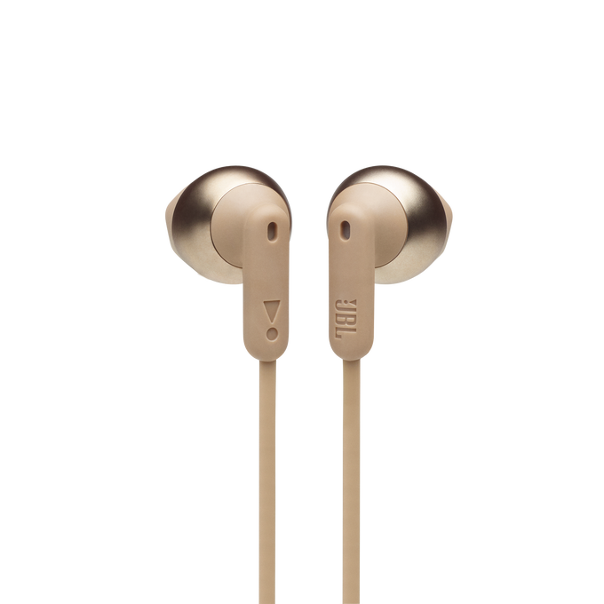 JBL Tune 215BT - Champagne Gold - Wireless Earbud headphones - Front image number null